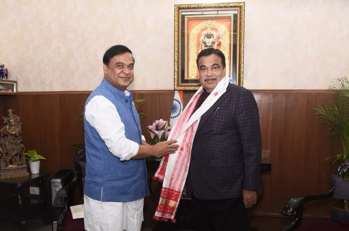 CM Himanta Wishes Gadkari, Credits Highway Push for Assam