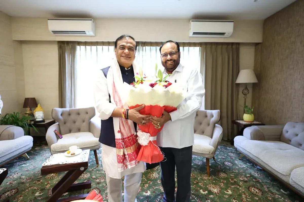 CM Himanta Wishes Keshab Mahanta, Cites Disaster Work