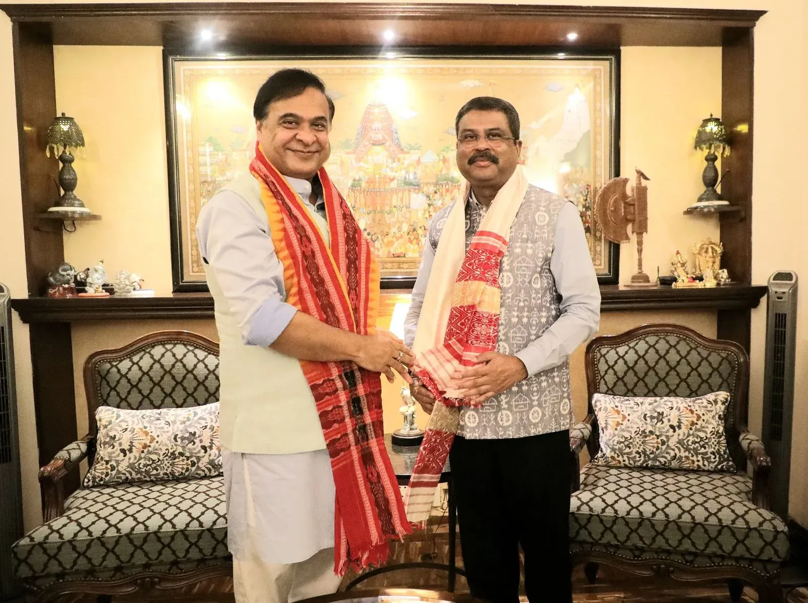 CM Himanta Wishes Minister Dharmendra Pradhan on Birthday