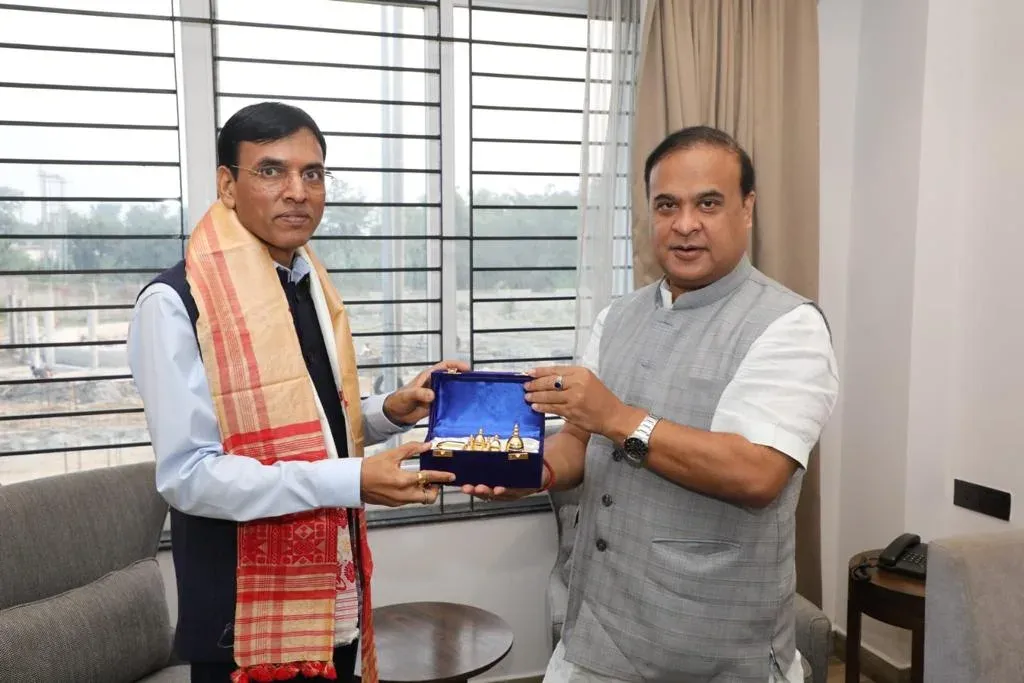 CM Himanta Wishes Union Minister Mandaviya on Birthday