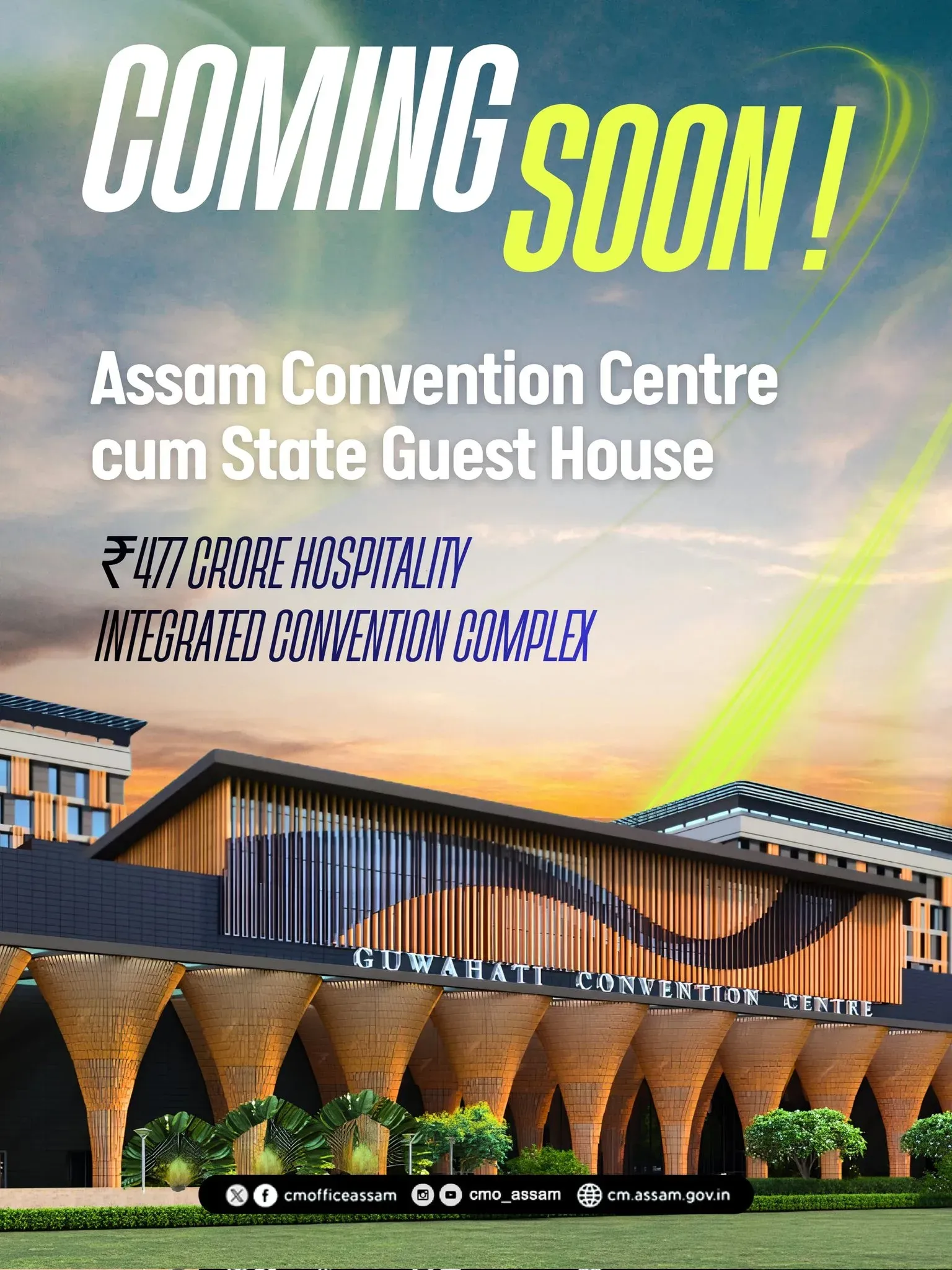 CM Himanta's Assam Convention Centre to Rise on Brahmaputra Front