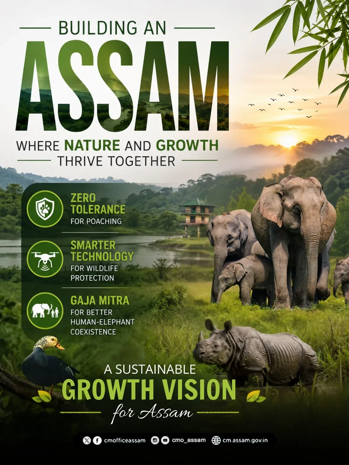CM Himanta's Assam logs zero rhino killings with tech-led wildlife push