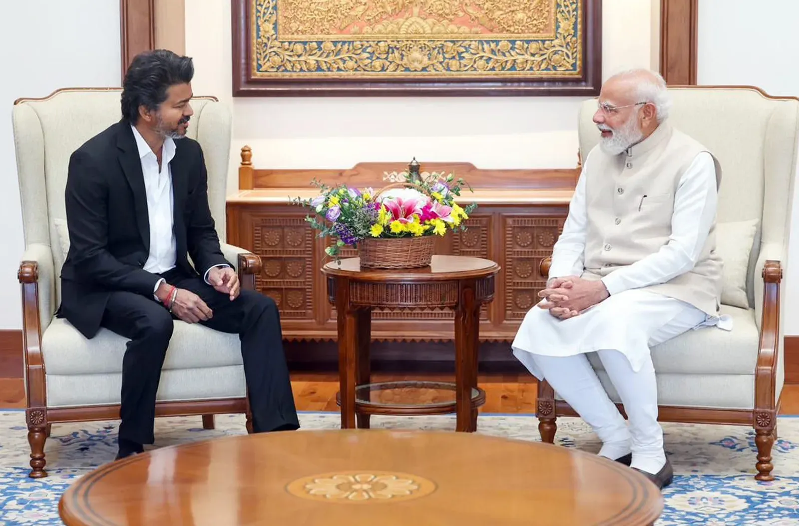 CM Joseph Vijay Calls on PM Modi at PMO, New Delhi