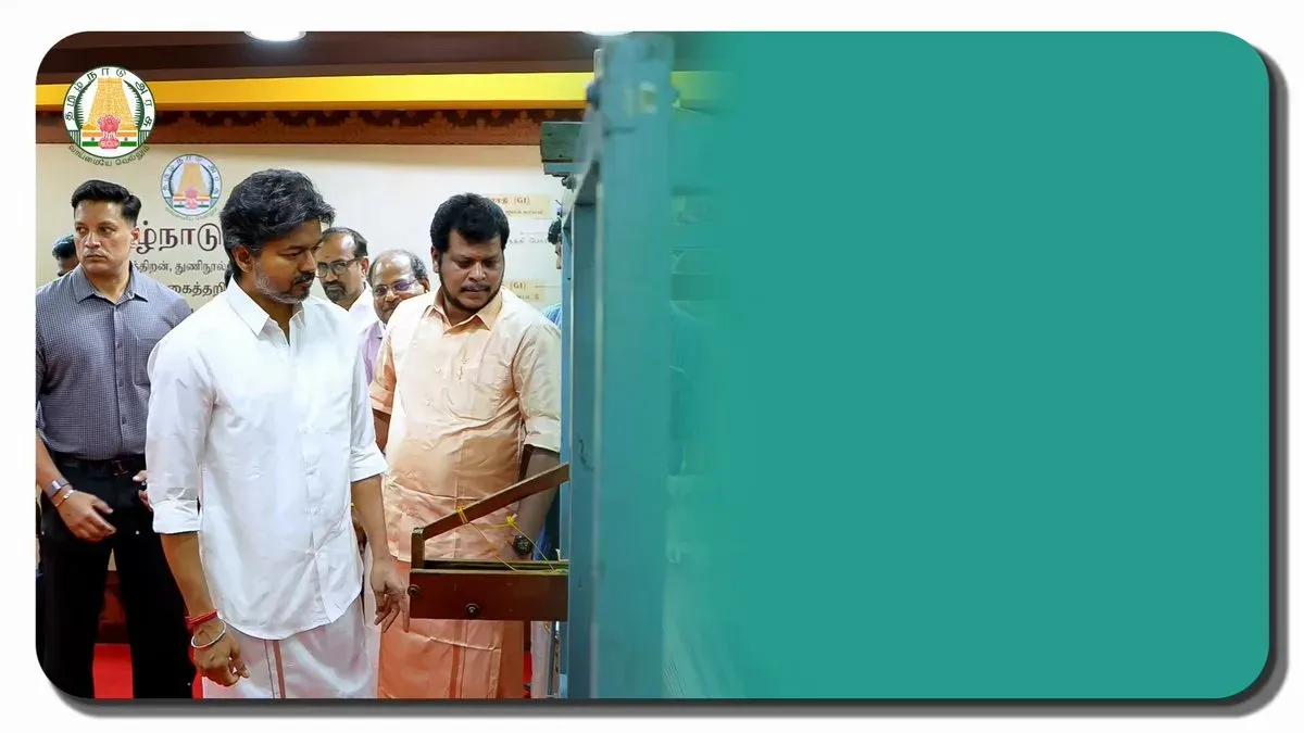 CM Joseph Vijay launches HANDTEX 2026 and Co-optex e-store in Chennai