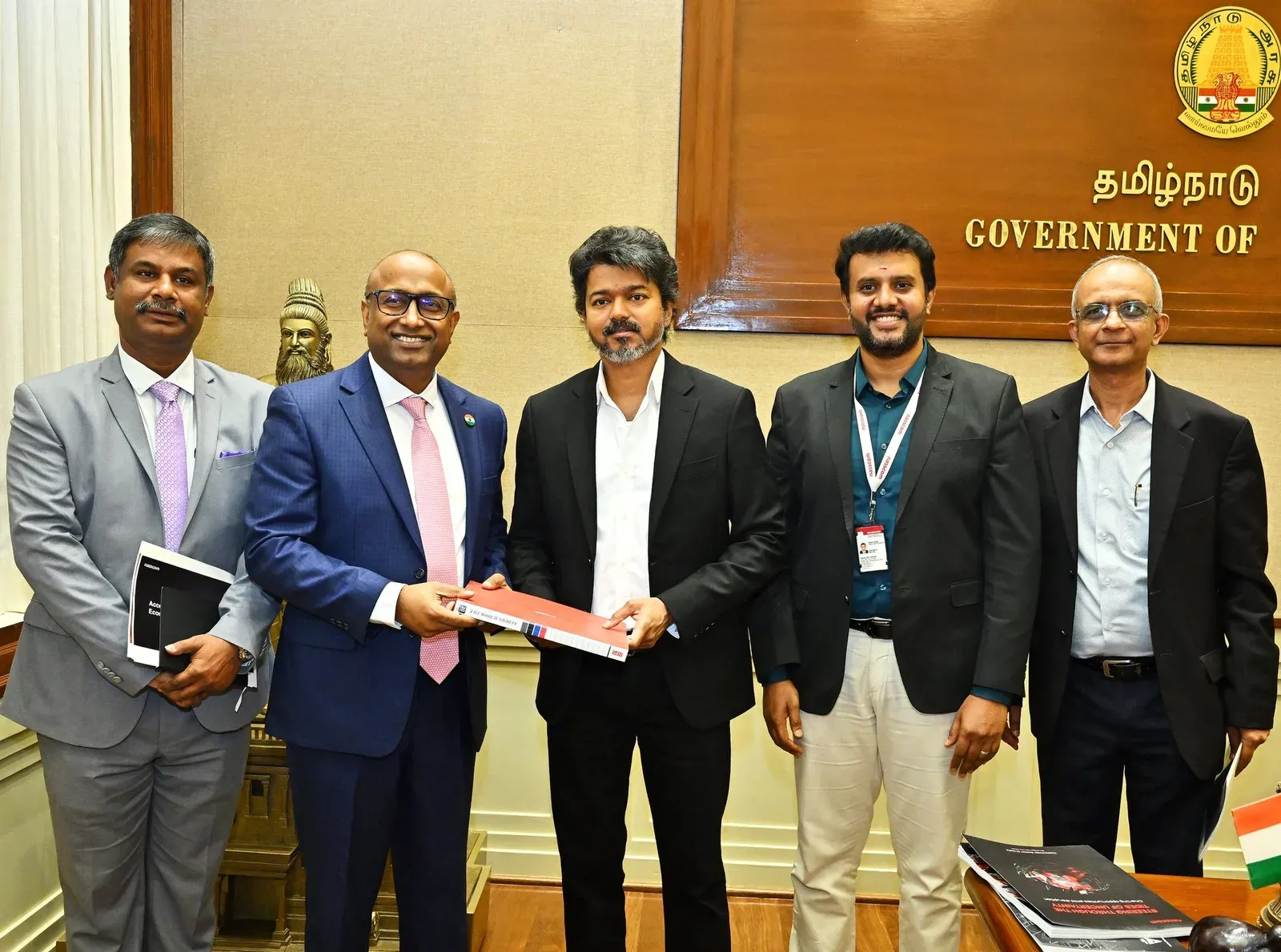 CM Joseph Vijay meets NASSCOM leadership at Secretariat