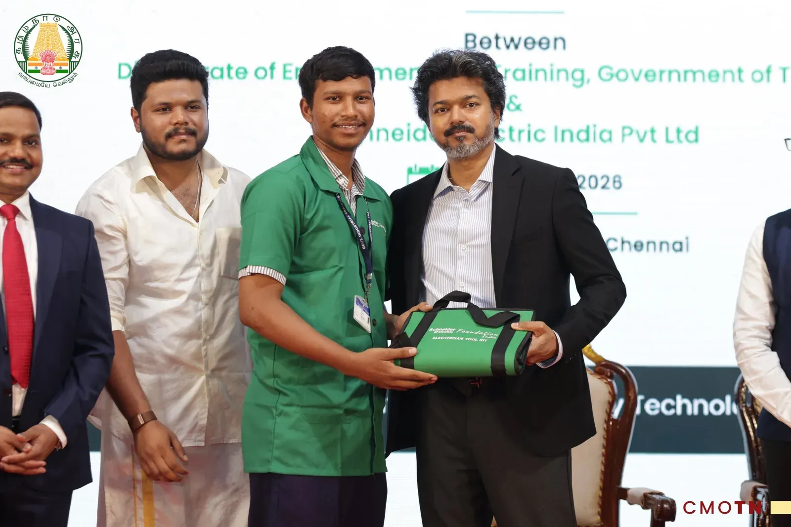 CM Joseph Vijay opens 30 ITI electrical labs, signs MoU for 40 more