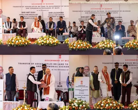 CM Lalduhoma Acknowledges HM Shah's Role in Assam Rifles Land Transfer to Mizoram Government