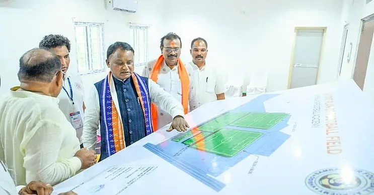 CM Majhi Announces ₹15 Cr Boost for Sambalpur Football Academy