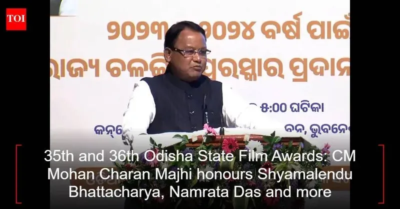 CM Majhi Honours Stars at Odisha State Film Awards
