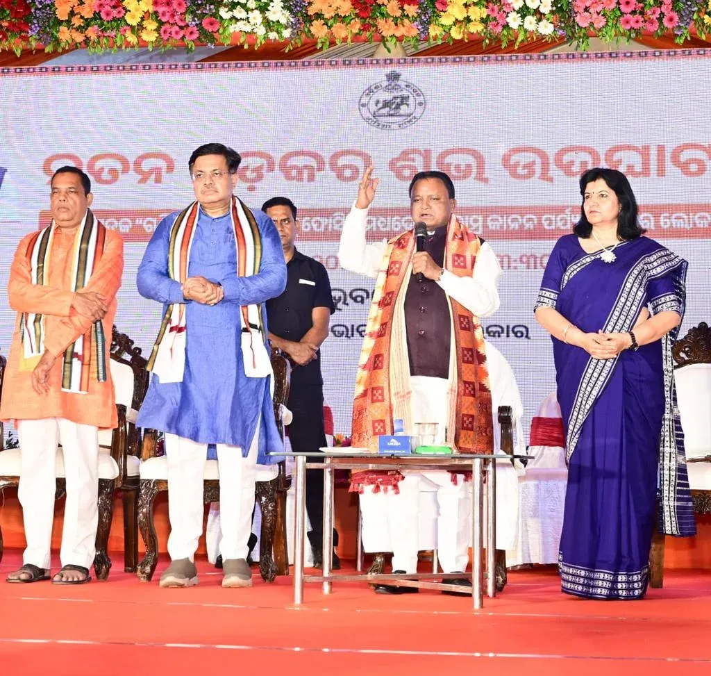 CM Majhi Inaugurates Bhubaneswar Road Linking Maths Institute to Ekamra Kanan