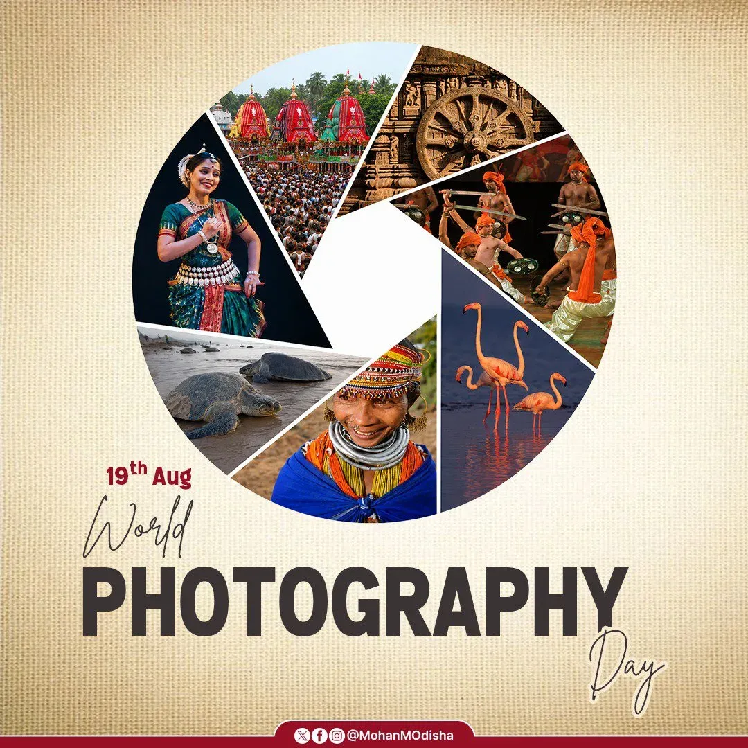 CM Majhi marks World Photography Day, salutes Odisha's visual storytellers