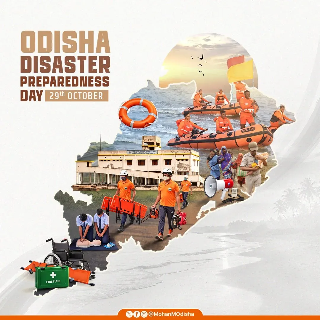 CM Majhi reaffirms Odisha's disaster-readiness on Preparedness Day