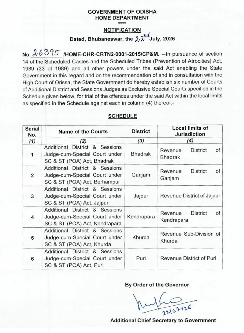 CM Majhi sets up 6 exclusive SC/ST courts in Odisha