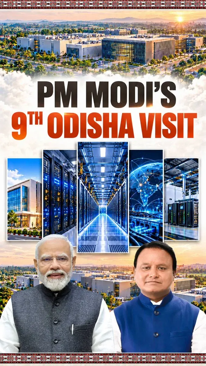 CM Majhi Welcomes PM Modi for RBI Data Centre Launch at Jatni