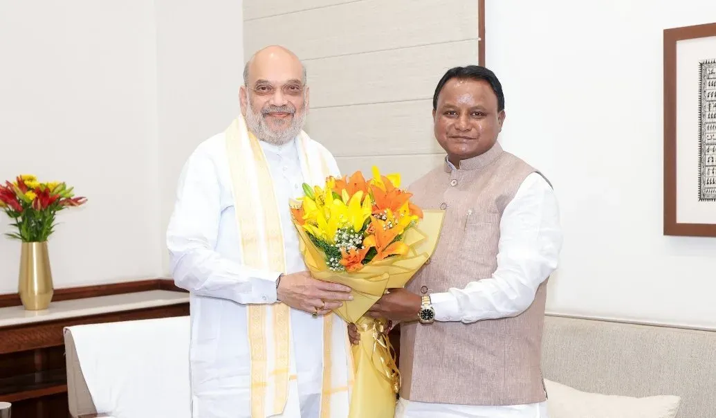 CM Majhi Wishes Amit Shah on Birthday, Hails Naxal-Free Bharat Mission