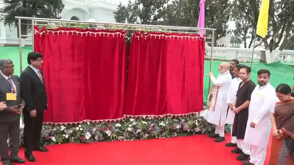 CM Manik Saha: Amit Shah lays foundation of Taj Palace Hotel in Agartala