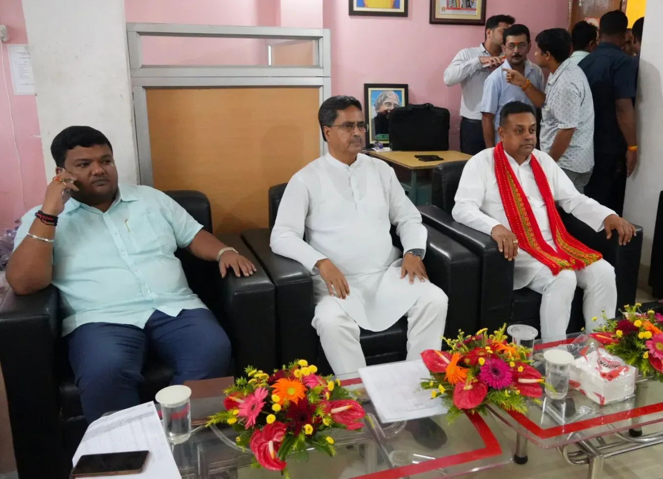 CM Manik Saha Attends BJP Core Committee Meet in Agartala