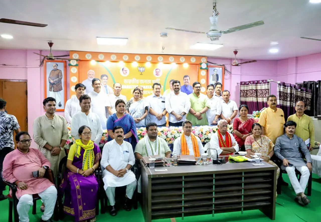 CM Manik Saha Chairs Key BJP Organisational Meet in Tripura