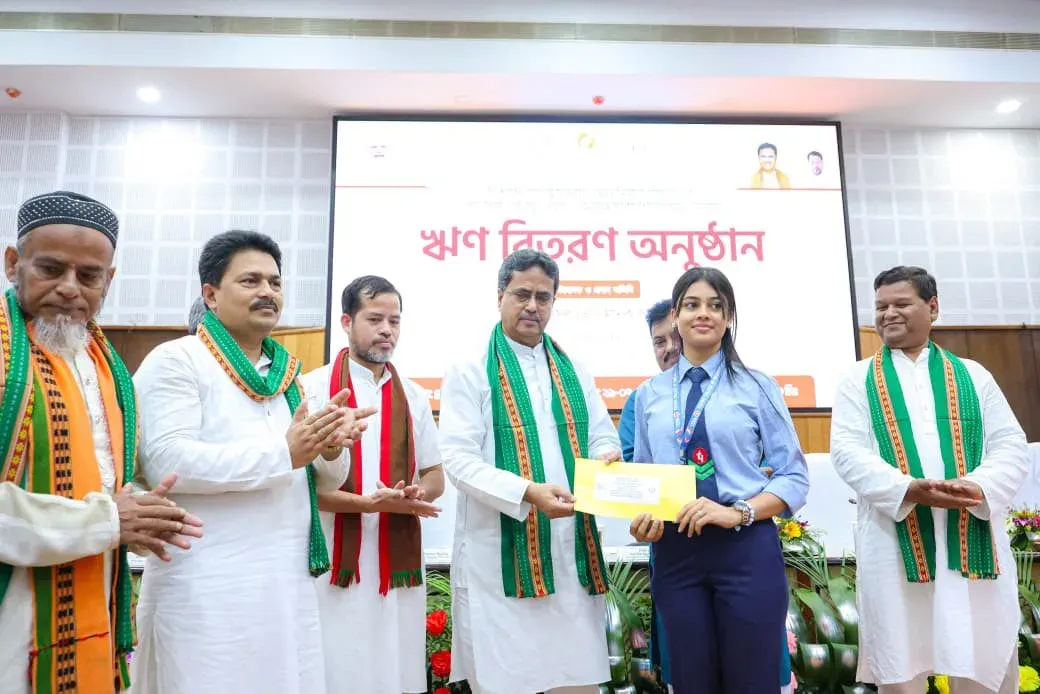 CM Manik Saha Distributes Minority Loans at Agartala Event