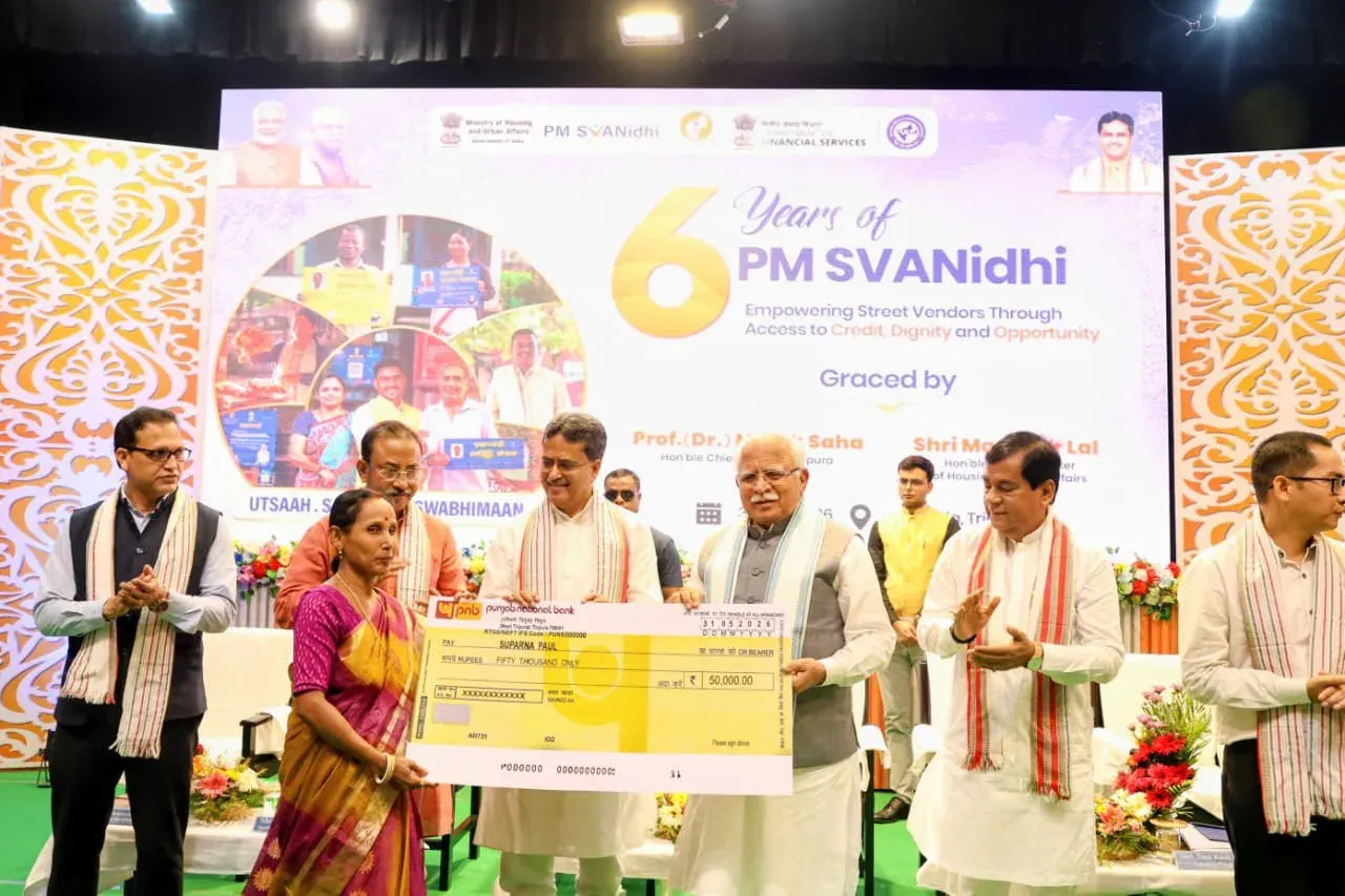 CM Manik Saha Highlights PM SVANidhi Progress in Tripura