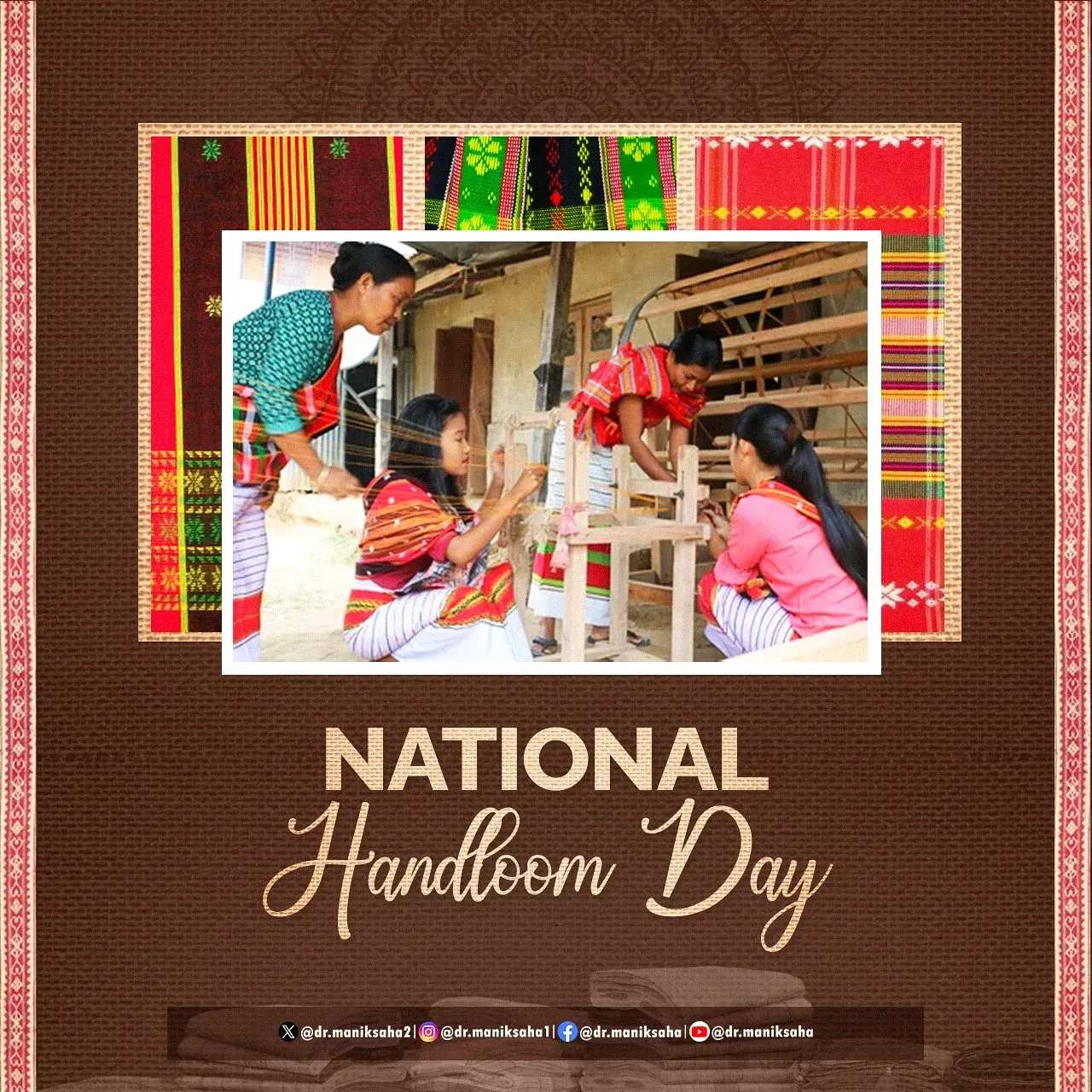 CM Manik Saha honours weavers on National Handloom Day