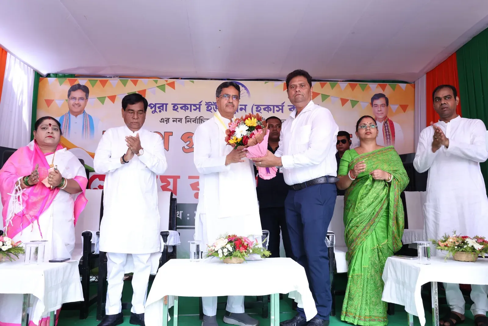 CM Manik Saha joins blood donation camp at Agartala Hawkers Corner