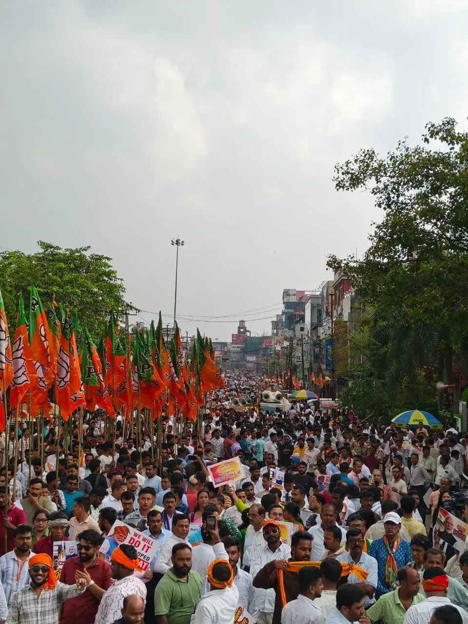 CM Manik Saha Leads BJP's 'Save Democracy' Rally in Tripura