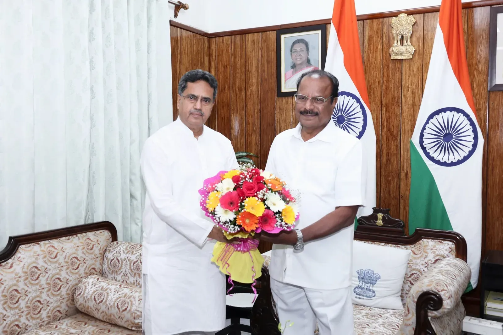 CM Manik Saha Meets Tripura Governor at Lok Bhawan