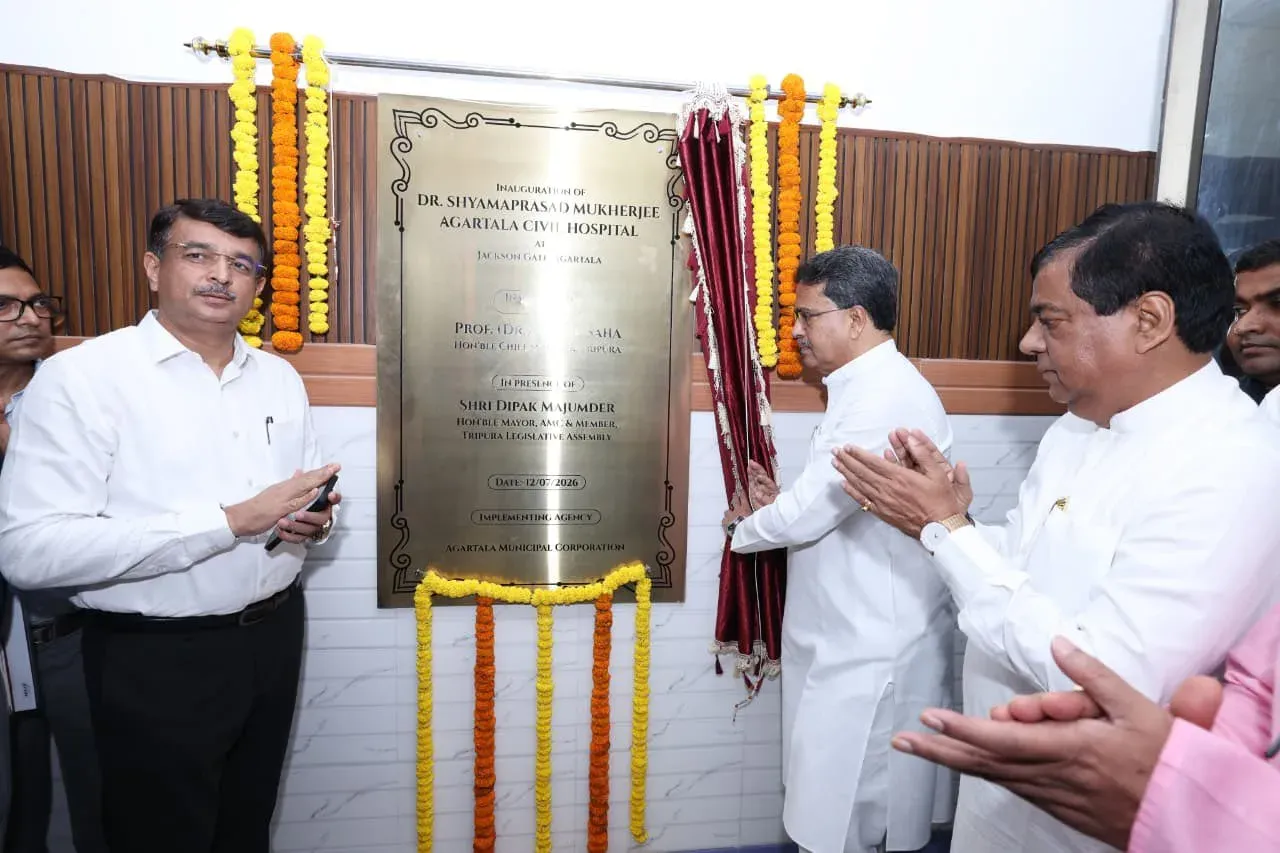 CM Manik Saha opens 50-bed civil hospital in Agartala