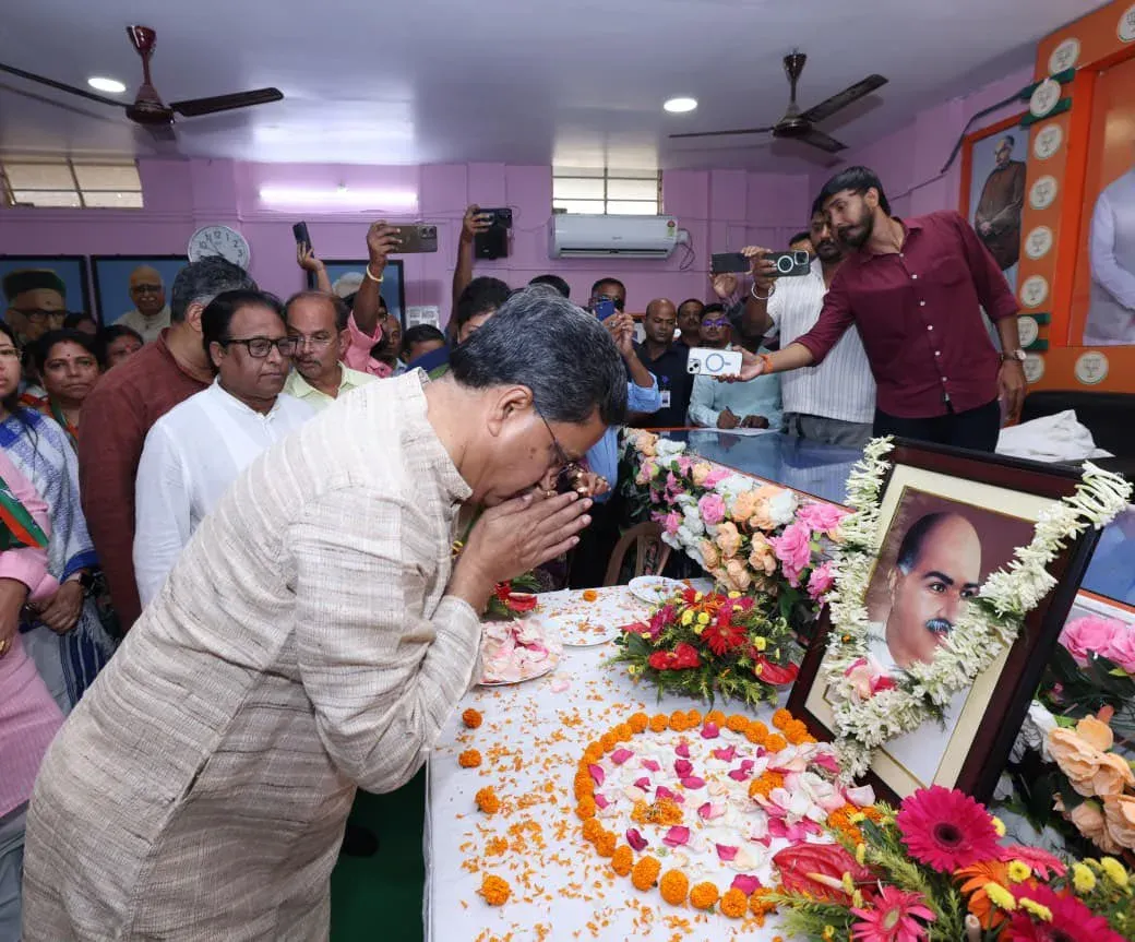 CM Manik Saha pays tribute to Dr. Shyama Prasad Mukherjee on Balidan Diwas