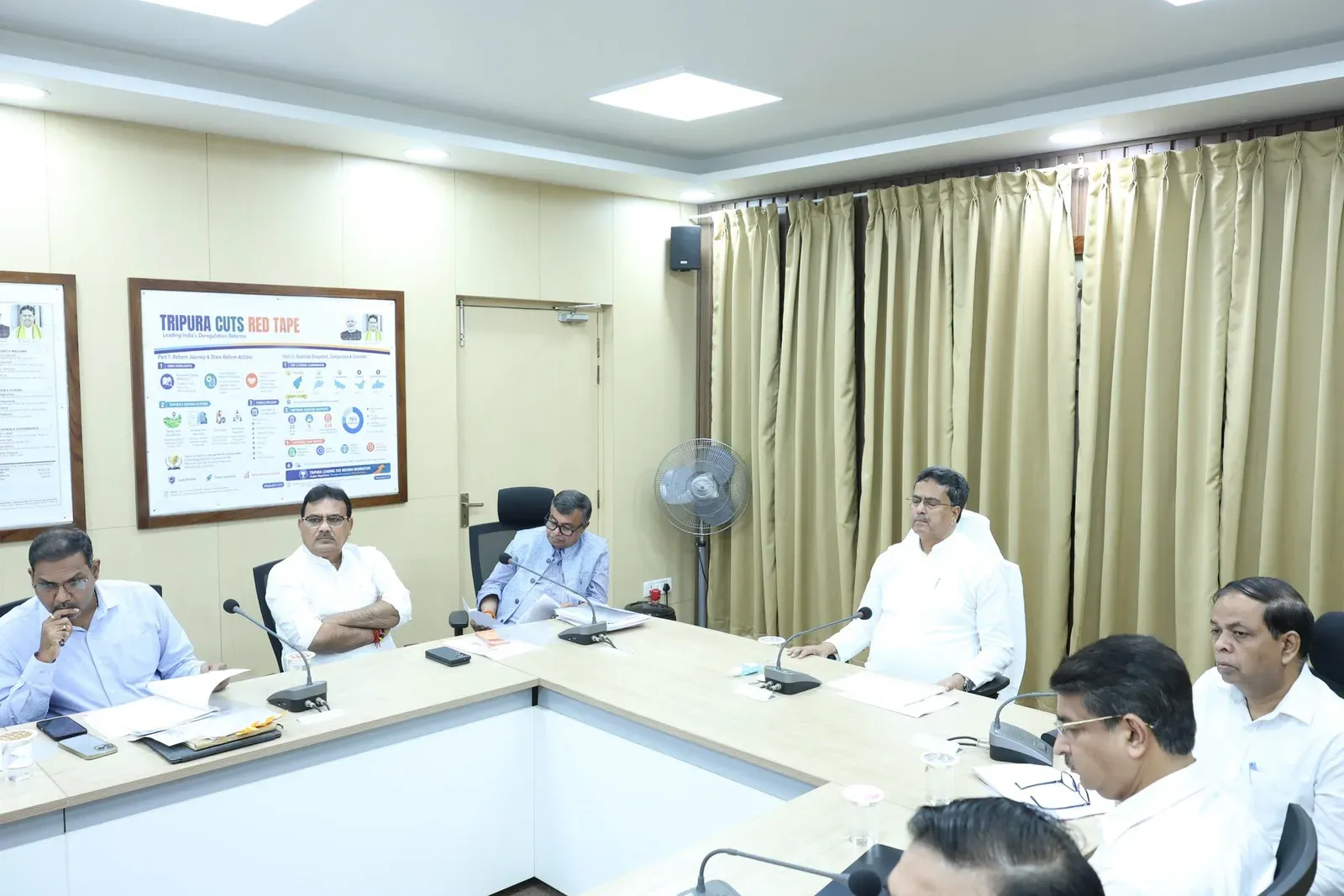 CM Manik Saha Reviews Power, Smart City & Road Works