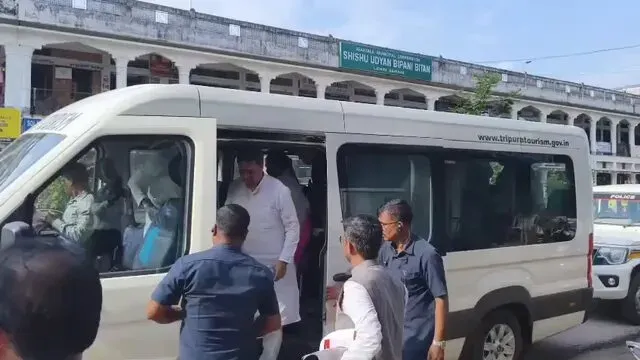 CM Manik Saha Rides Public Bus During Smart City Inspection