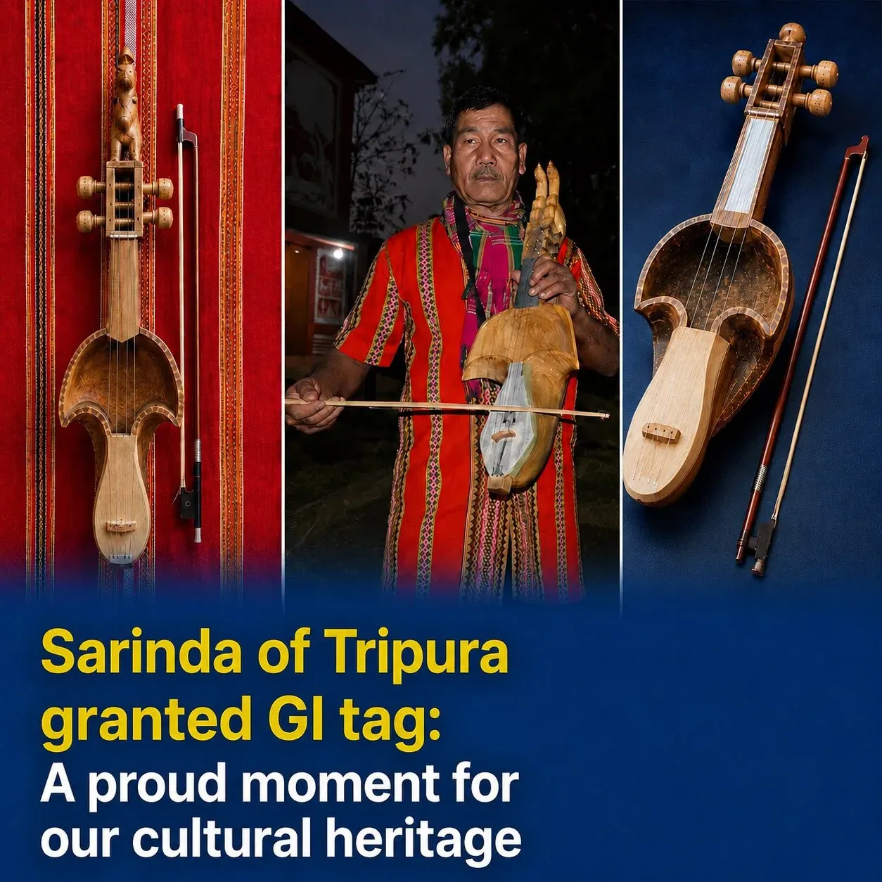 CM Manik Saha: Tripura Sarinda Gets GI Tag, State's 4th