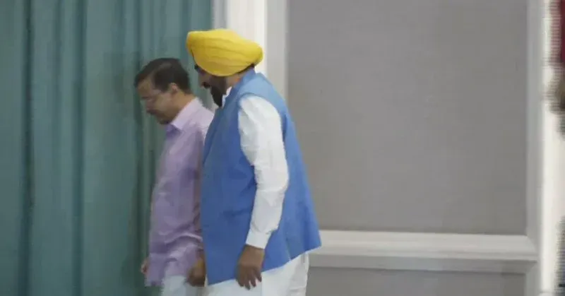 CM Mann joins Kejriwal for key press conference in Amritsar