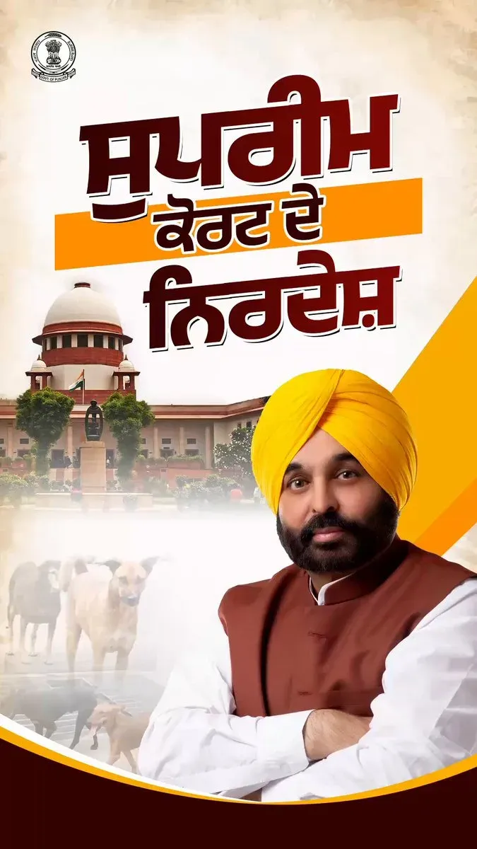 CM Mann: Punjab to implement SC's stray dog directives fully