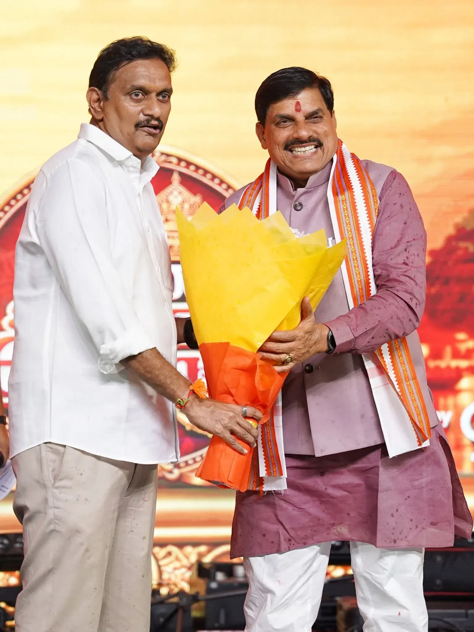 CM Mohan Yadav attends Vijayawada Utsav, honours winners