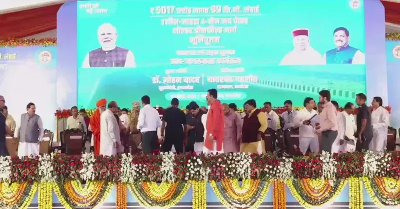 CM Mohan Yadav Breaks Ground for Ujjain-Jaora 4-Lane Greenfield Road