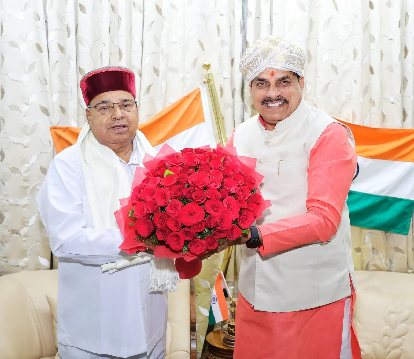 CM Mohan Yadav Calls on Karnataka Governor Thawar Chand Gehlot