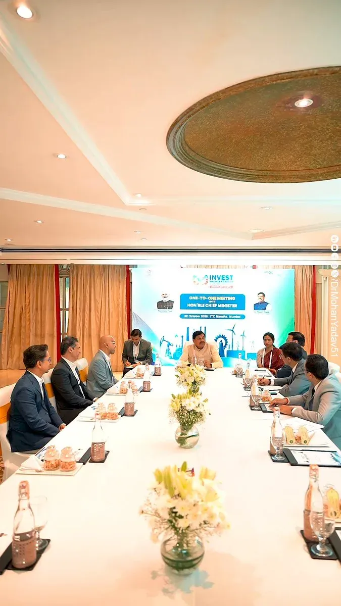 CM Mohan Yadav Courts Investors at India Chem 2026 in Mumbai