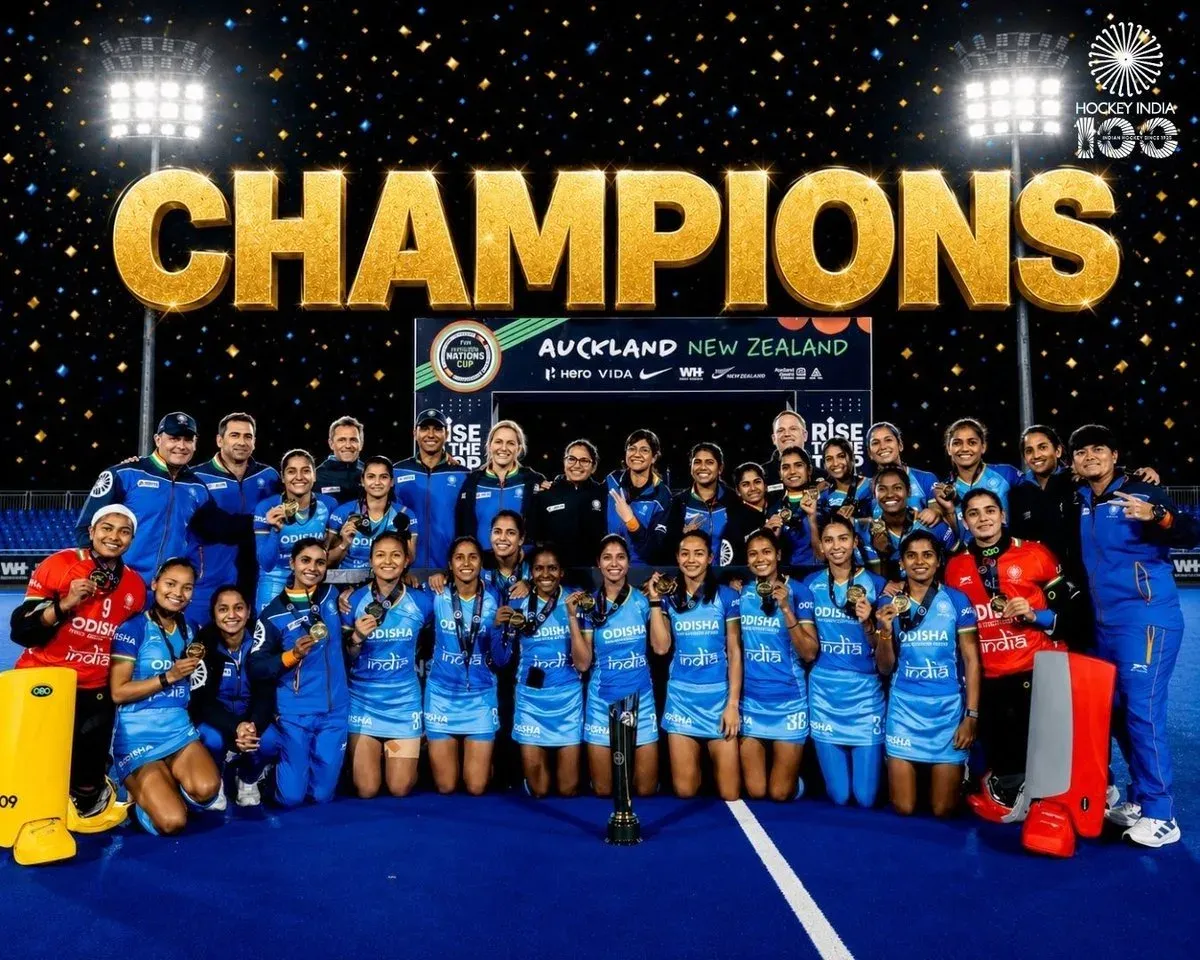 CM Mohan Yadav Hails India's FIH Women's Nations Cup 2025-26 Win