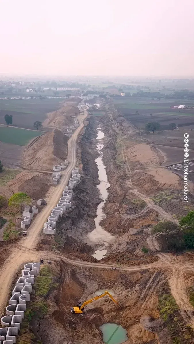 CM Mohan Yadav Inspects Kanh Diversion Project for Simhastha-2028