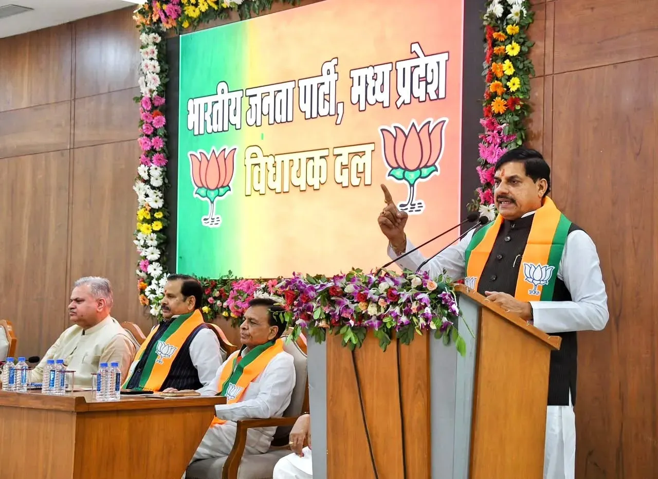 CM Mohan Yadav Introduces BJP's Rajya Sabha Pick Mahesh Kevat