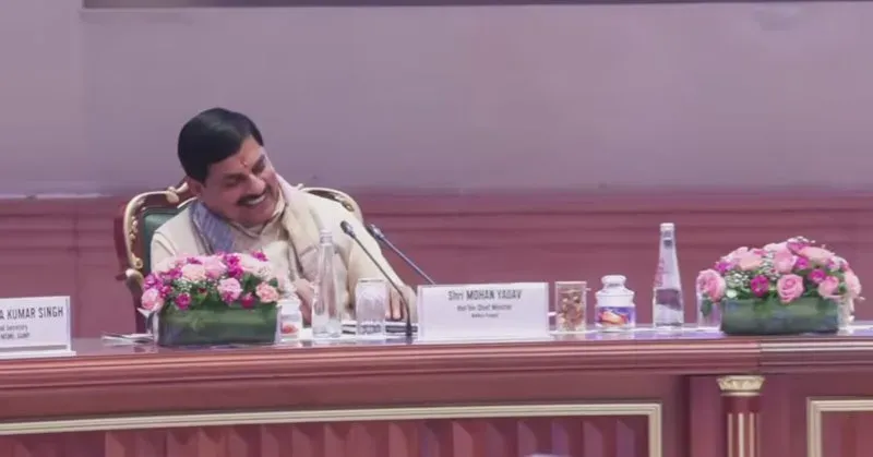 CM Mohan Yadav Joins Bharat Tex 2026 at Bharat Mandapam