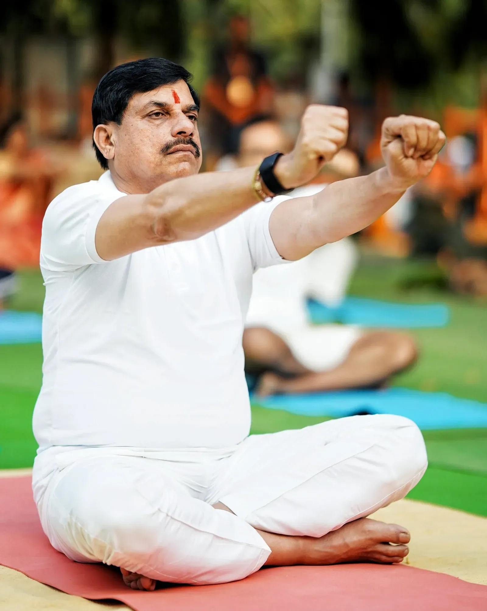 CM Mohan Yadav Joins Gayatri Parivar for Yoga at Sendhwa