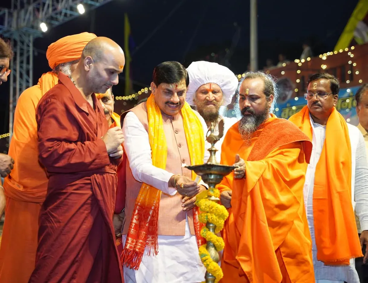 CM Mohan Yadav joins Maa Shipra Tirtha Parikrama closing event in Ujjain