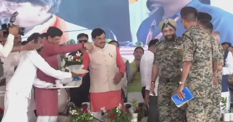 CM Mohan Yadav Joins Tree Plantation Drive at BSF Indore