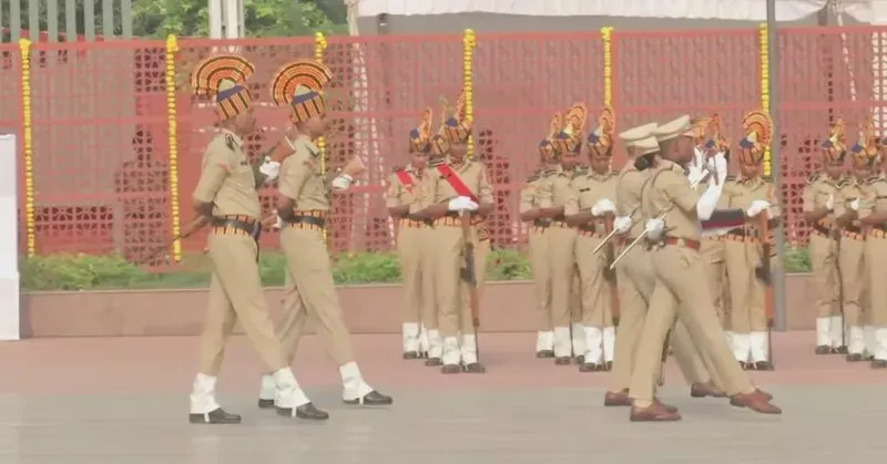 CM Mohan Yadav leads Police Smriti Divas parade in Bhopal