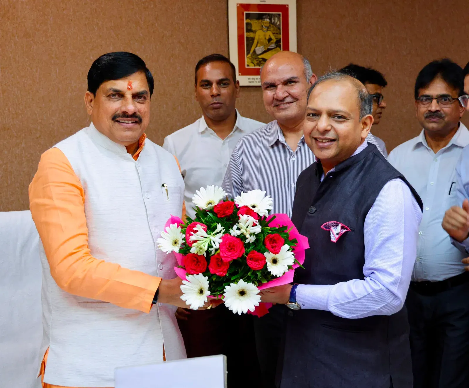CM Mohan Yadav Meets Shyam Steel & Power Executives