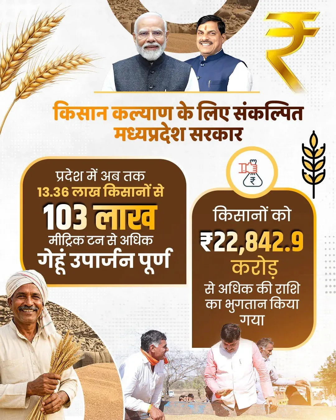 CM Mohan Yadav: MP Surpasses Wheat Procurement Target