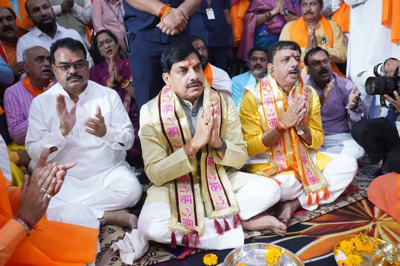 CM Mohan Yadav offers prayers marking PM Modi's 12 years